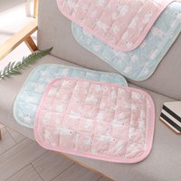 30x40cm Summer Pet Cooling Mat Breathable Washable Dog Bed Moisture-Proof Cat Cushion Sofa Ice Pad Blanket (Random color)