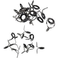 Two-foot guide Ring Wire Loop Eye Guides Line Repair Kit Fishing Rod Guides Tips Eye Rings Circle Ring Stainless Steel