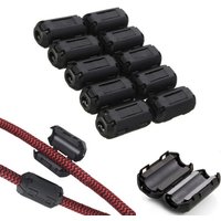 10PCS Noise Ferrite Core Filter Anti-Interference Choke for HDMI VGA Audio Video Device Cable High-Frequency RFI EMI Suppressor