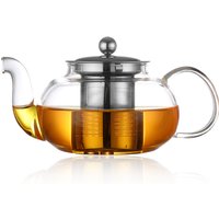 High quality Teapot Heat Resistant Glass Pot Flower Tea Set Kettle Coffee Tea Pot Drinkware Set Stainless Steel Strainer Tea pot