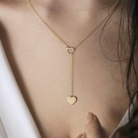SUMENG 2024 New Fashion Tiny Heart Choker For Women short Chain Shape Pendant Necklace Gift Ethnic Bohemian