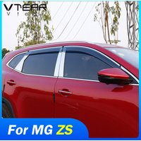 Vtear Auto Window Visor Rain Shield Exterior Protectors Anti-Sun Deflectors Awning Decoration Car-Styling Accessories For MG ZS