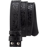 No Buckle Vintage Embossed Belts for Men Cowboy Clothing Accessories Split Leather