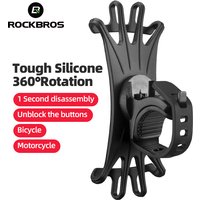 ROCKBROS Bike Phone Holder Bicycle Mobile Cellphone Holder Motorcycle Suporte Celular For iPhone Samsung Xiaomi Holder Non-slip
