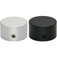 1PCS High-end Aluminum Knob Potentiometer Knob Volume Switch Rotary Encoder Knobs Silver/black