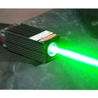 Industry Lab Fat Beam 532nm 100mw Green Laser Diode Module Dot Coarse Bar Decoration Lights with TTL 12V