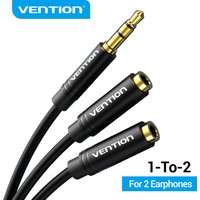 Vention Audio Splitter Jack 3.5 Cable Male to Female Double Jack for Laptop Speaker Headphone Splitter Aux Cable 3 5 Jack Cable
