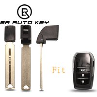 Emergency Key Remote Car Smart Key Insert Uncut Blade Blank Fob for Toyota Fortuner Hiux Innova Camry Corolla Alphard TOY2
