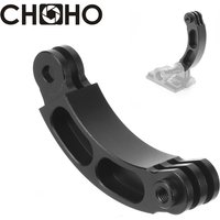 For Gopro Accessories Extension Selfie Stick Helmet Arm Bracket Mount Curved aluminum CNC for Go Pro Hero 13 12 DJI Action 4