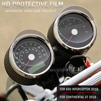 Motorcycle Scratch Cluster Screen Dashboard Protection Instrument Film For Royal Enfield 650 Interceptor Continental GT 2018