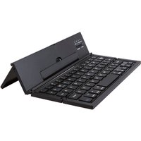 Portable Keyboard Connected with A Portable Three Fold Folding Aluminum Alloy Bluetooth Keyboard Suit for IPad Android Winds