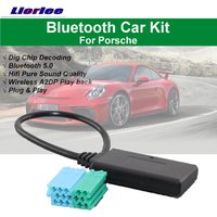 Car Bluetooth Adapter Kit For Porsche Electronic Accessories BT Music 14Pins AUX Interface Wireless A2DP Cable