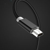 Mini USB Cable Mini USB to USB Fast Data Charger Cable for Cellular Phones MP3 MP4 Player GPS Digital Camera HDD Mini USB