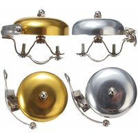 Vintage Classic Bicycle Bell Ring Cycling Bike Brass Retro Upgrades Cycling Bike Warning Horn Loud Gold Silver Bicycle Accessory