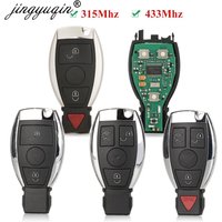 jingyuqin BGA Style 2/3/4 Buttons Remote Smart Car Key 315Mhz / 433MHz for MB Mercedes BENZ C E S 2Supports Original NEC BGA Fob