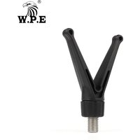 W.P.E 2pcs/lot Carp Fishing Rod Rest Head Fishing Rod Pod Holder Bracket Head V Shape Pole Stand Holder Carp Fishing Tackle