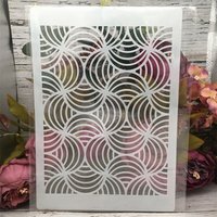 A4 29cm Mandala Geometry Texture DIY Layering Stencils Wall Painting Scrapbook Coloring Embossing Album Decorative Template