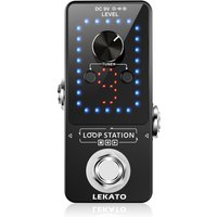 LEKATO Guitar Effect Pedal Looper 9 Loops 40 Minutes Recording Time Loop Station with Tuner Overdub Guitar Looper Musical Sports image 3