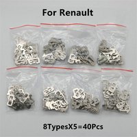 XIEAILI OEM 40Pcs Lock Repair Accessories Car Lock Reed Lock Plate For Renault K85