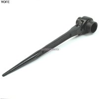 1PC 19mm/22mm Scaffolding Podger Ratchet Spanner Site Ratcheting Socket Wrench Tool