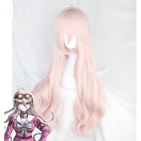 DanganRonpa Cosplay Wig Miu Iruma Costume Play Woman Adult Wigs Halloween Anime Game Synthetic Hair + wig cap