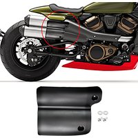 Motorcycle Black Rear Passenger Heat Shield Deflector Cover For Harley 2021 2022 2023 SS1250 Sportster S 1250