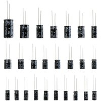 set of 120pcs 12 values 0.22UF-470UF Aluminum electrolytic capacitor assortment kit set pack for arduino