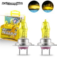 2pcs 100w H7 Halogen Lights Bulb H1 H3 H7 H4 H11 Car Headlight 9005 9006 H8 Fog Lamp Super Bright Halogen Headlight Lamp Yellow