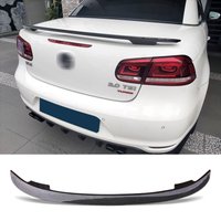 Trunk Spoiler Type MT Carbon Surface Car Rear Trunk Wing ABS material Refit Accessories For Volkswagen EOS 2008 - 2015