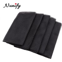 Nunify Stretchable Black Weaving Cap Elastic Hair Snood Wig Hairnet Swiss Lace Net Basement Frontal Closure Foundation Weaving