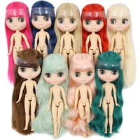 DBS blyth middie doll 1/8 TOY anime joint body short hair straight hair special offer nude doll 20cm girls gift