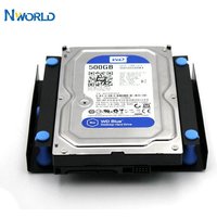 3.5" Hard Disk Shock Absorber Bracket with Mounting Screws for PC Case 3.5 HDD to 5.25 DVD ROM Bay Mounting Adapter