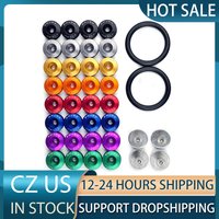 Chrome Quick Release Fasteners For Front Bumpers Rear Bumpers Surrounds Reinforcement Ring JDM