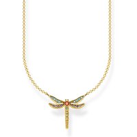 Necklace Small Dragonfly Spring New Link Chain Playful Fine Jewelry Europe 925 Stering Silver Bijoux Bohemia Gift For Women