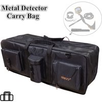 Metal Detector Carry Bag Portable Waterproof Canvas Storage Bag Double-layer Tools Organizer Backpack for Metal Detecting