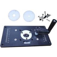 Trimming Machine Router Table Insert Plate special Lift Refit Aluminum Flip For Woodworking Work Bench Plunge Router Base