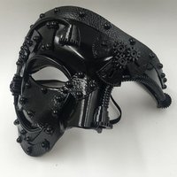 Mechanical Gear Mask Steampunk Punk Masquerade Cosplay Mask Ball Half Face Men Costume Halloween Party Props Adult Anime Masque