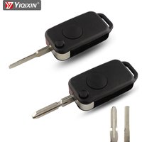 YIQIXIN 1 Button Key Case For Mercedes Benz W168 W124 W202 W210 W211 W203 SLK A C E 1984-2004 Remote Car Key Shell Cover Folding