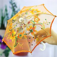 New Style BJD 1/3 1/4 Mini Lace Umbrella Rain Gear For 18 Inch baby Doll Life Journey Handmade Doll's Umbrella Dolls Accessories