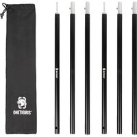 OneTigris Tent Poles Replacement Outdoor Camping Tarp Pole Set 7075 Aluminum Alloy Tent Support Adjustable Size 125cm & 160cm