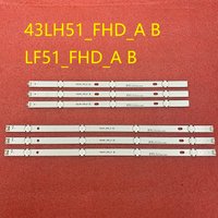 LED Strip For 43LJ594V 43LH595V 43LF510V 43LF5100 43LH520V 43LH5100 43LJ515V 43LH510V 43LH570V 43LH511T 43LH51_FHD_A B LF51_FHD