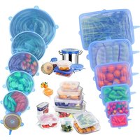 Silicone Cover Stretch Lids Reusable Durable and Expendable Lids Silicone Covers for Fresh Food Leftovers Keep Food Fresh