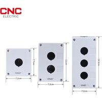 CNC Waterproof button box switch control box 123 hole industrial switch indicator box Emergency Stop Push Button Switch Box 22mm