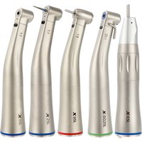 Straight Contra Angle handpiece Dental Fiber Optic motor Contra Angle dental Low Speed Handpiece 1:1/1:5/20:1 Air Turbine