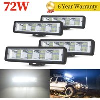 72W Car Work Bar Light LED Bar 4x4 24 LED Working Bar Offroad SUV ATV Tractor Boat Trucks Excavator 12V 24V LED Combo Beam