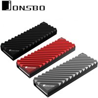 Jonsbo M2 2280 SSD Aluminium-Kühlkörper M.2 SSD NVMe Kühlkörper mit Wärmeleitpad für NVMe-Laufwerkskühlung Dissipator für PS5