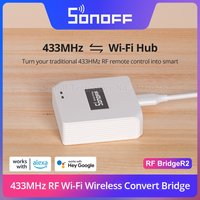 SONOFF RF Bridge R2 433 MHz RF Wi-Fi Wireless Gateway Smart Scene Home Security Unterstützung DW2-RF PIR3-RF Sensor über eWeLink Alexa