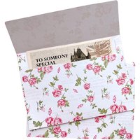 10pcs Rose envelope Pastoral style Paper DIY Stationery Decorative writing envelopes gift bag 17.5*12.5cm