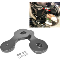 Motorcycle Black Rearview Mirror Brackets For Harley Touring Electra Street Glide CVO FLHXSE FLHX Batwing Models 2014-2021 2020