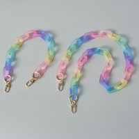New Fashion Woman Bag Accessory Detachable Parts Replacement Chain Candy Resin Luxury Strap Women Acrylic Shoulder Handle Chain